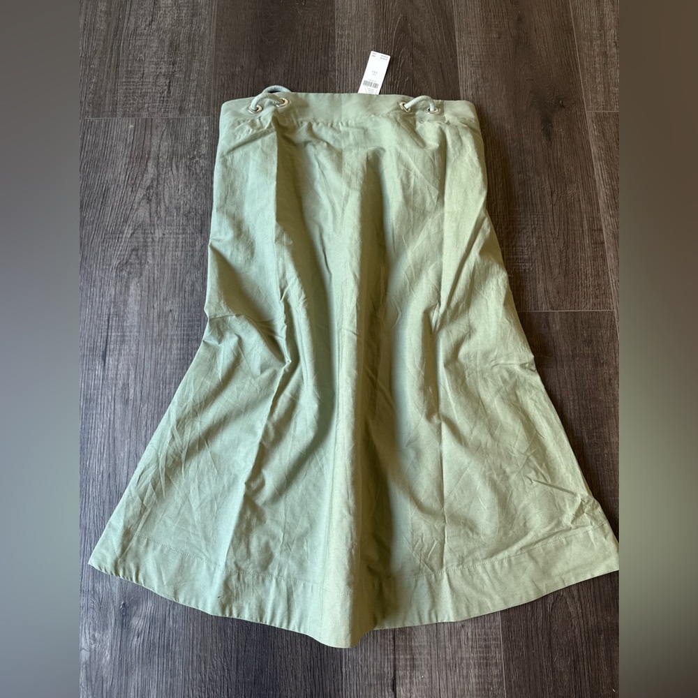 Anthropologie Light Green A-Line Skirt